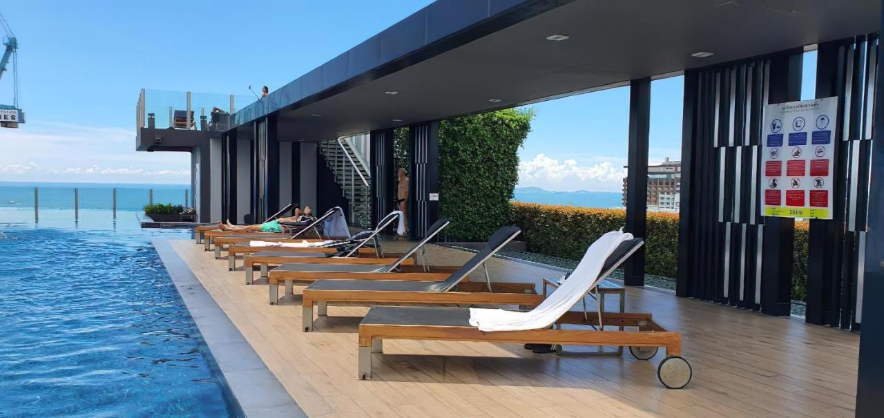 Amazing Infinity Pool Condo Next To The Beach Pattaya Esterno foto