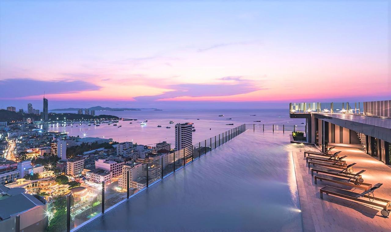 Amazing Infinity Pool Condo Next To The Beach Pattaya Esterno foto